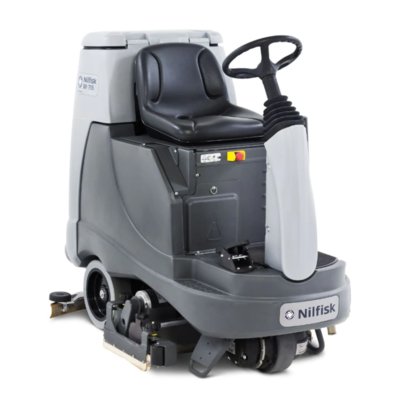 Nilfisk BR755 Ride On Scrubber Dryer Hire Dudley