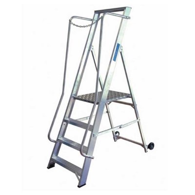 Extra Wide Step Ladder Hire Dudley