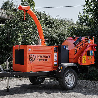 Road Towable Wood Chipper Hire Dudley