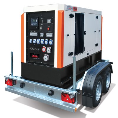 100kVA Road Tow Diesel Generator Hire Snaith-and-Cowick