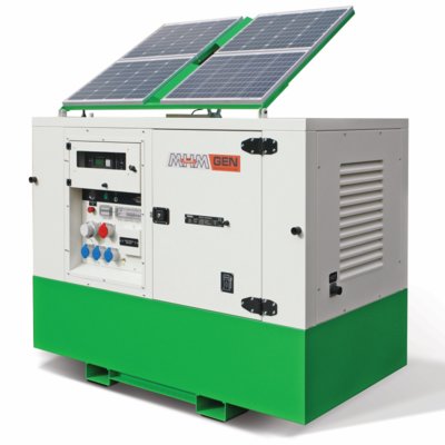 10kVA Solar Hybrid Generator Hire Tree-stump-grinder-hireskip-hiretree-stump-grinder-hireskip-hirelittleport