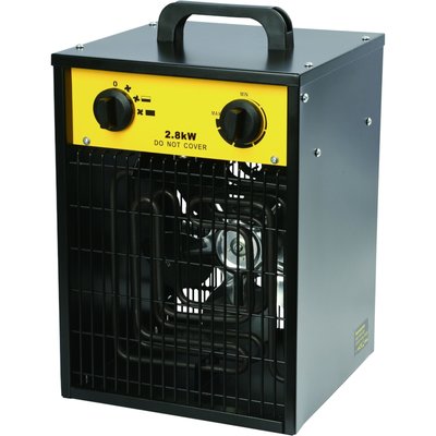 2.8kW Electric Fan Heater Hire Market-Rasen